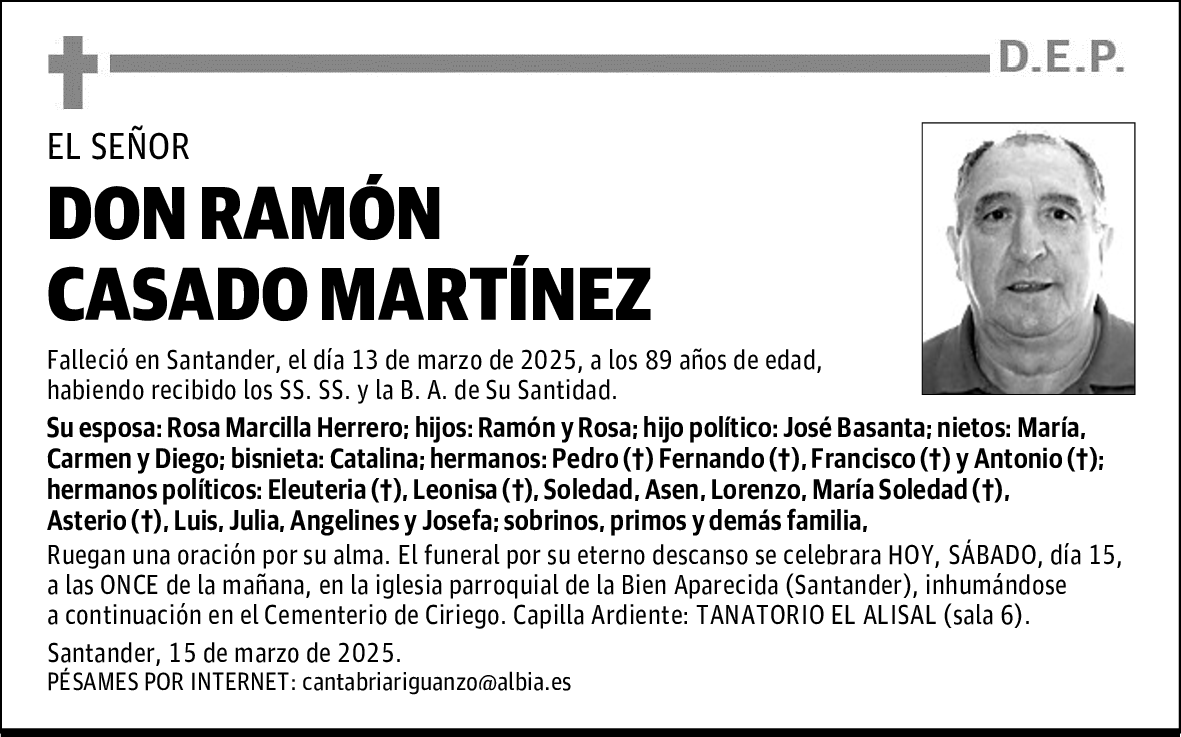 DON RAMÓN CASADO MARTÍNEZ