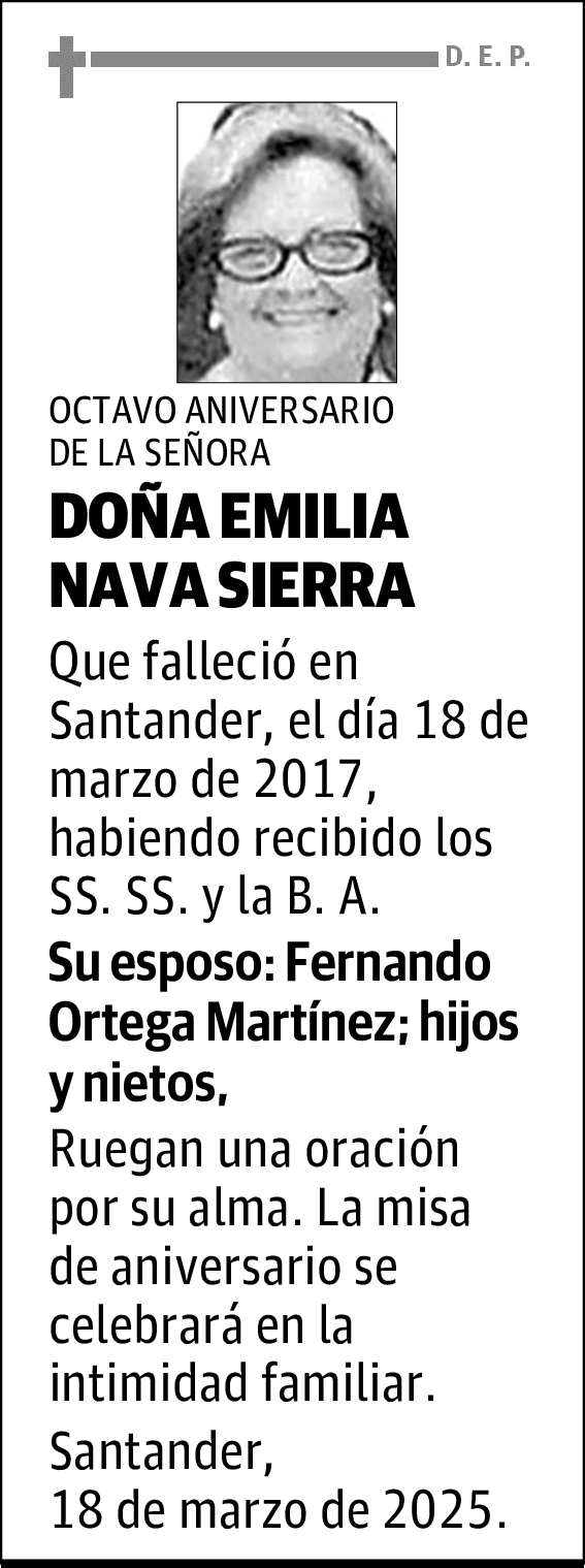 DOÑA EMILIA NAVA SIERRA