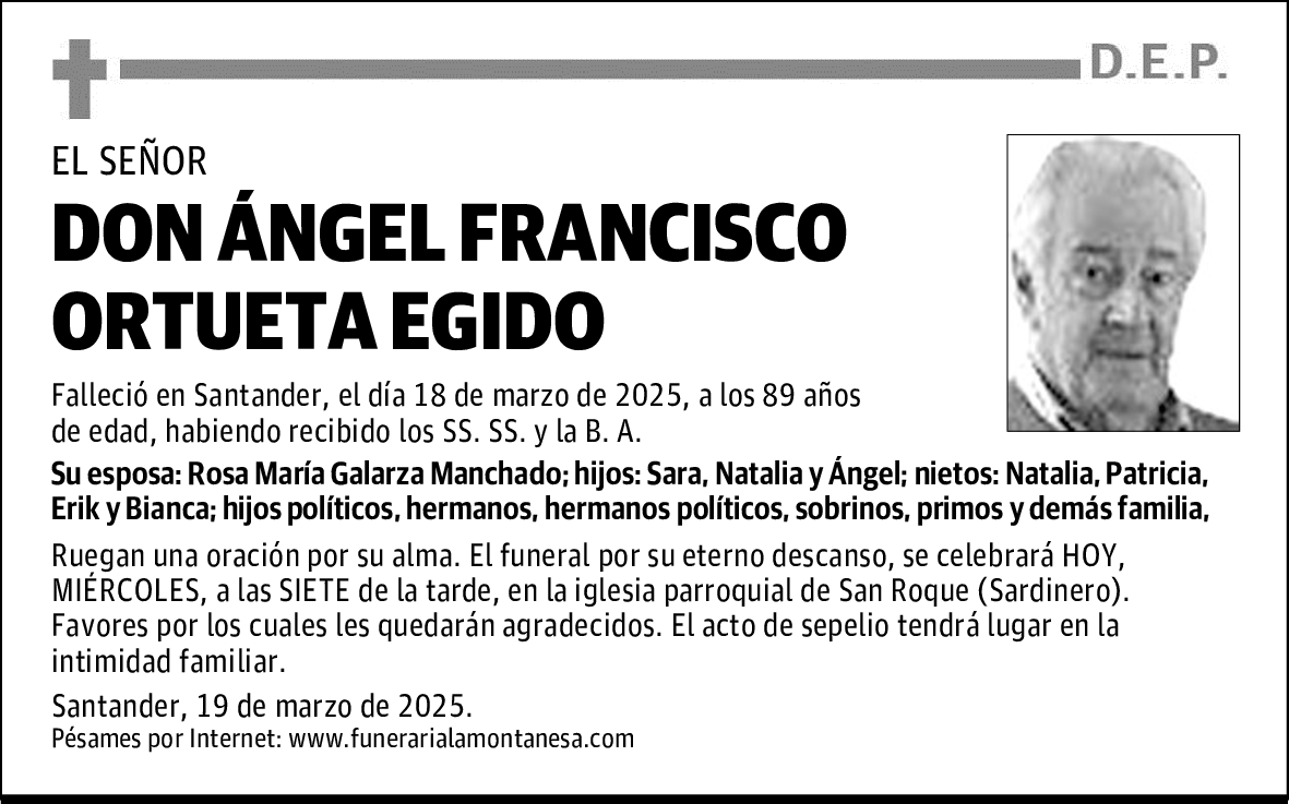 DON ÁNGEL FRANCISCO ORTUETA EGIDO
