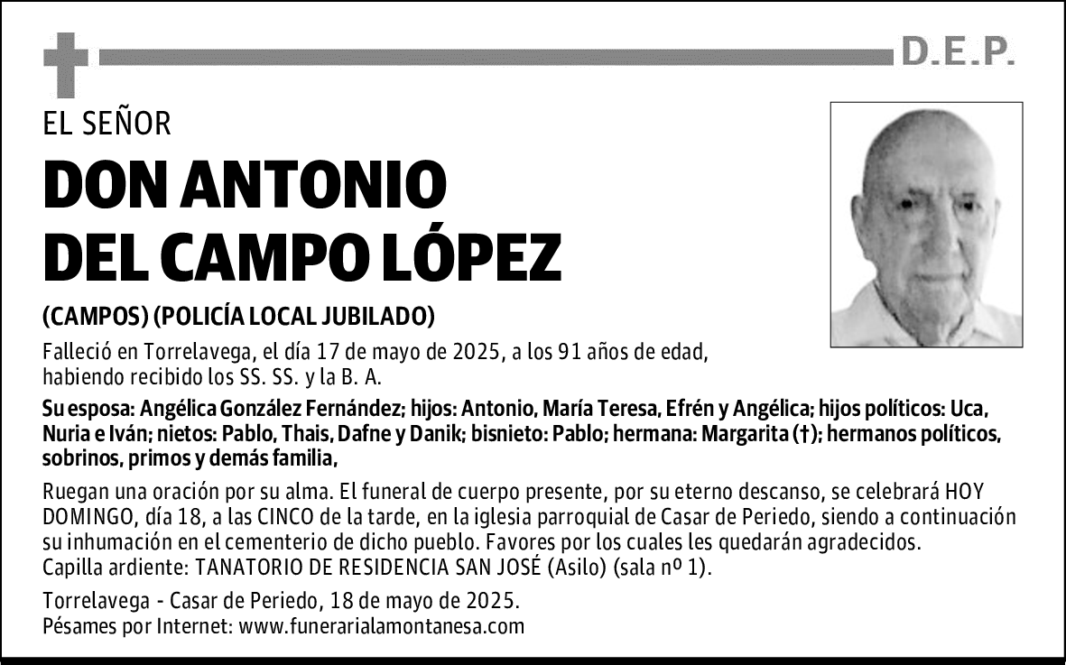 DON ANTONIO DEL CAMPO LÓPEZ