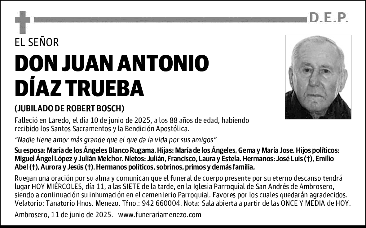 DON JUAN ANTONIO DÍAZ TRUEBA