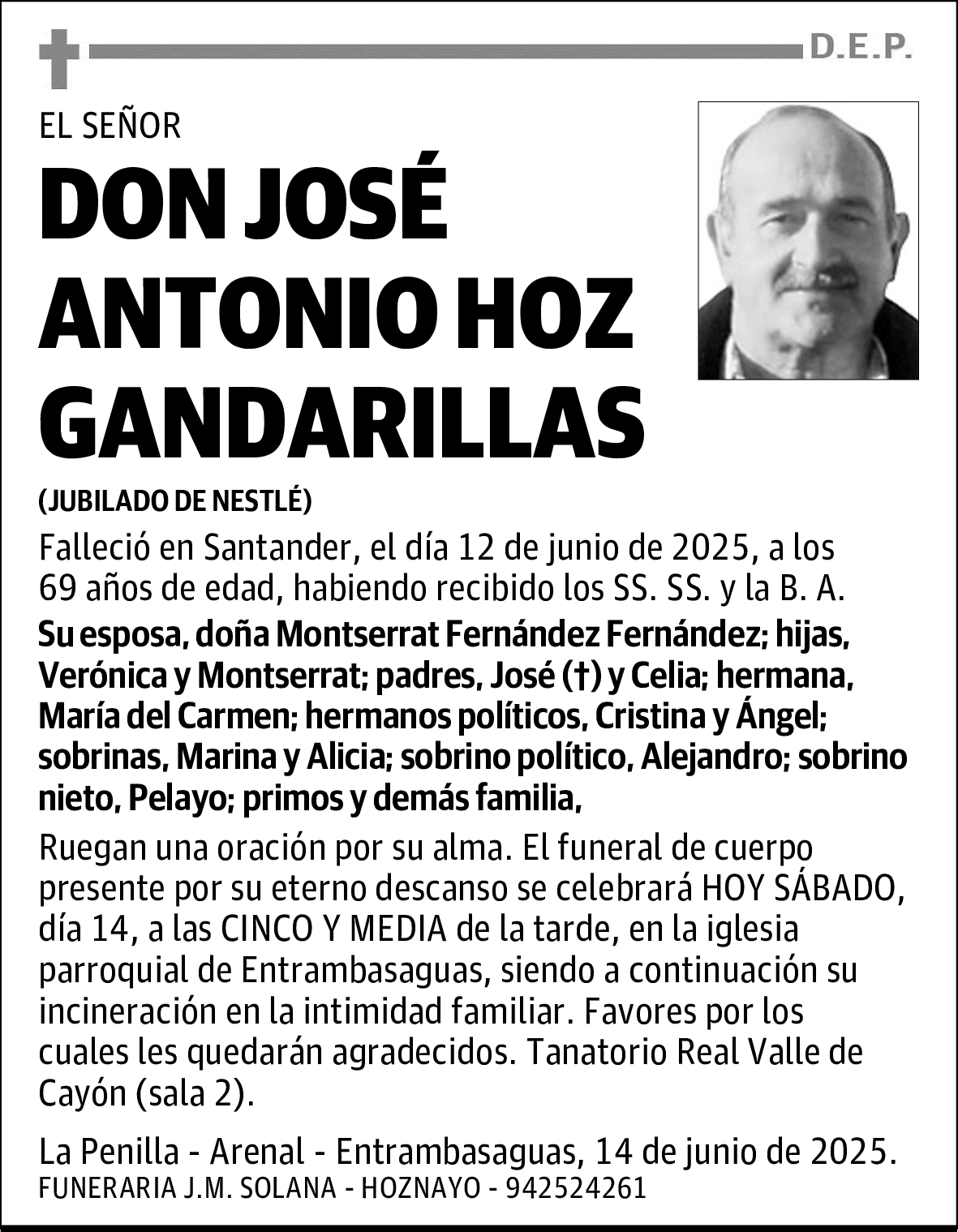 DON JOSÉ ANTONIO HOZ GANDARILLAS