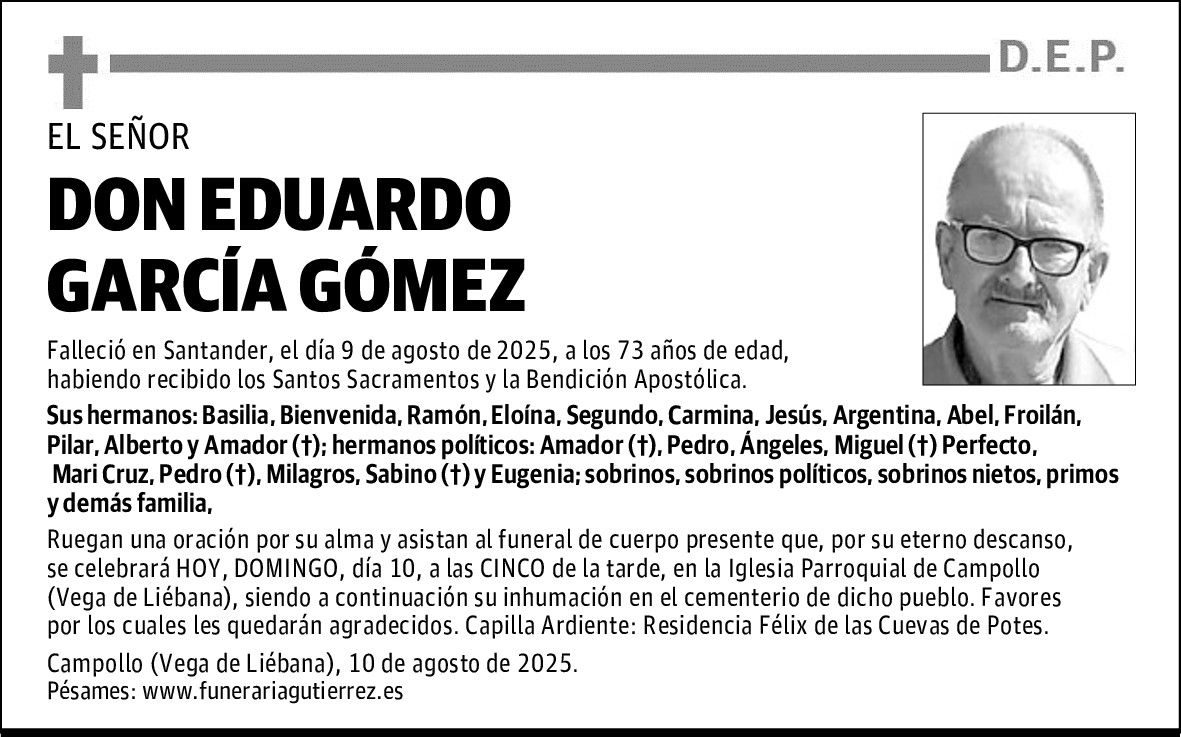 DON EDUARDO GARCÍA GÓMEZ