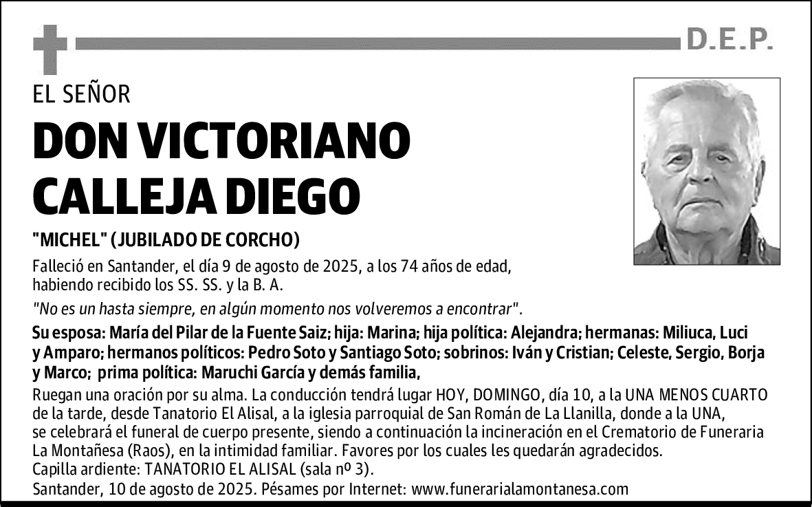 DON VICTORIANO CALLEJA DIEGO