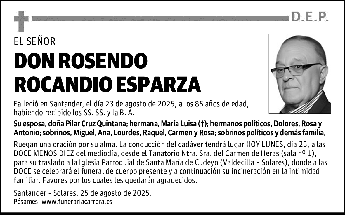 DON ROSENDO ROCANDIO ESPARZA