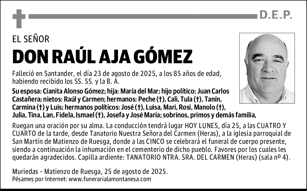DON RAÚL AJA GÓMEZ