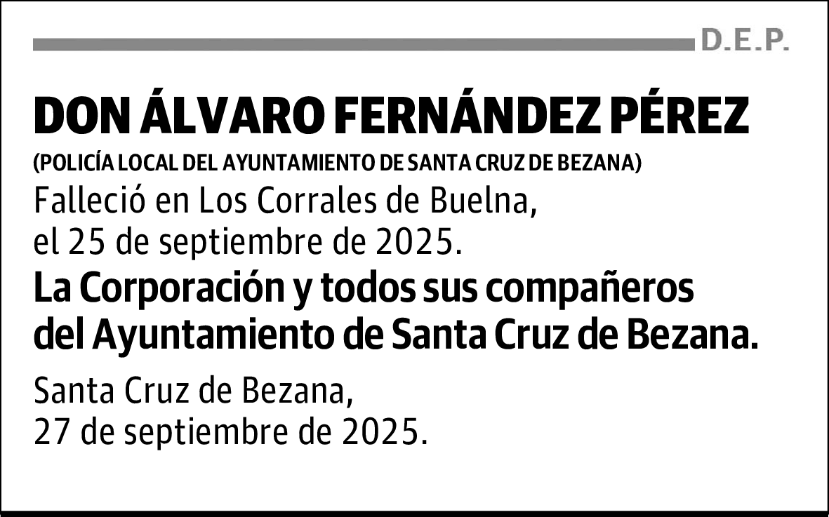 DON ÁLVARO FERNÁNDEZ PÉREZ