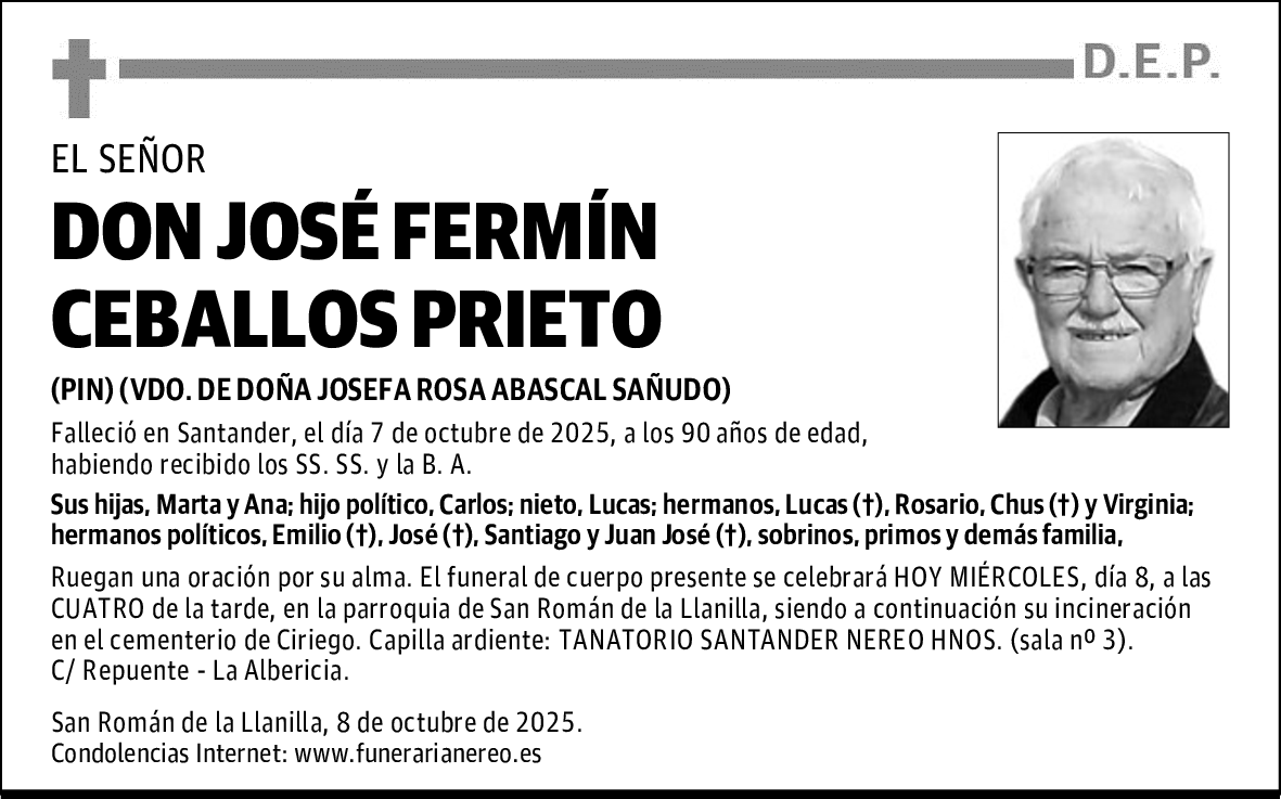 DON JOSÉ FERMÍN CEBALLOS PRIETO