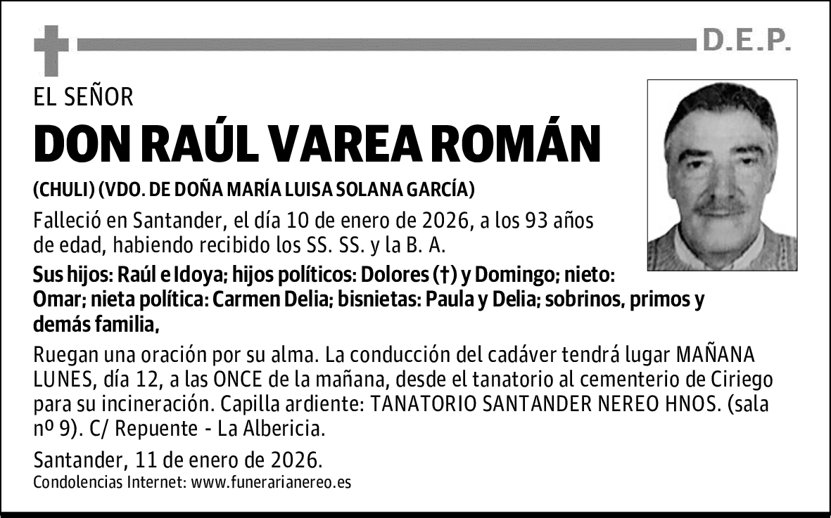 DON RAÚL VAREA ROMÁN