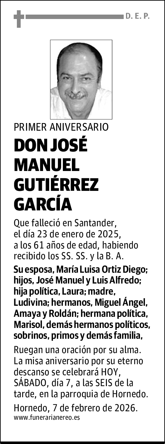 DON JOSÉ MANUEL GUTIÉRREZ GARCÍA