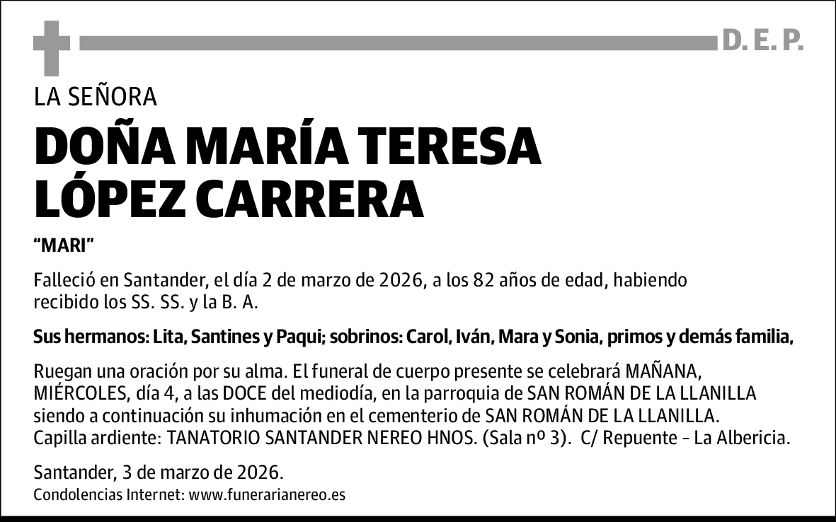 María Teresa López Carrera