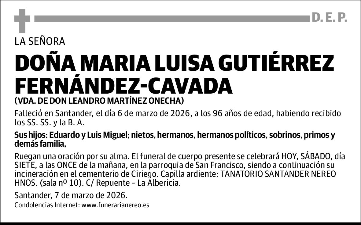 María Luisa Gutiérrez Fernández-cavada