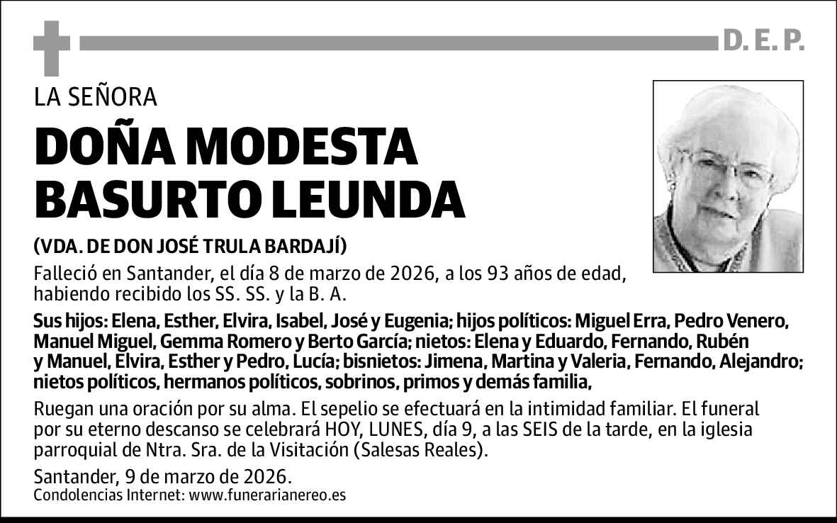 Modesta Basurto Leunda