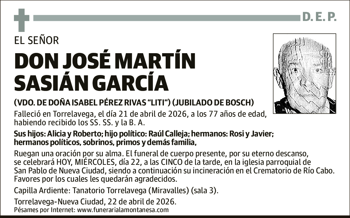José Martín Sasián García