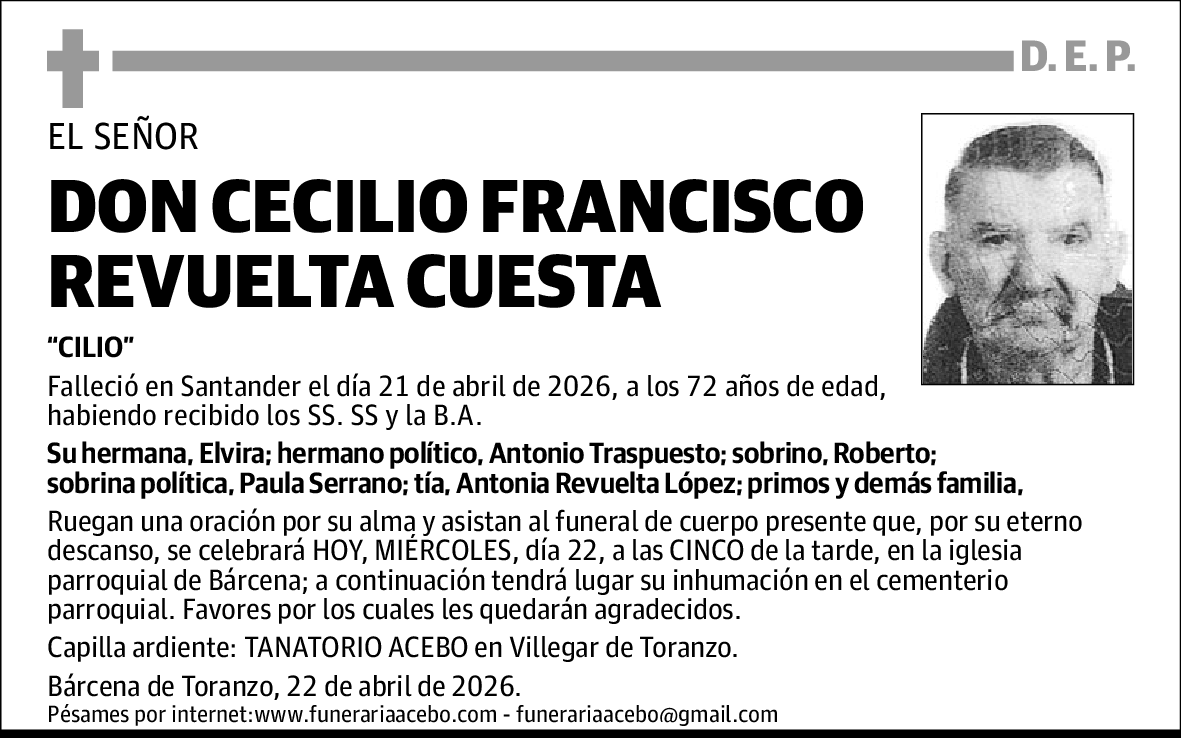 Cecilio Francisco Revuelta Cuesta