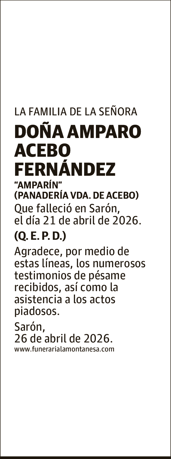 Amparo Acebo Fernández