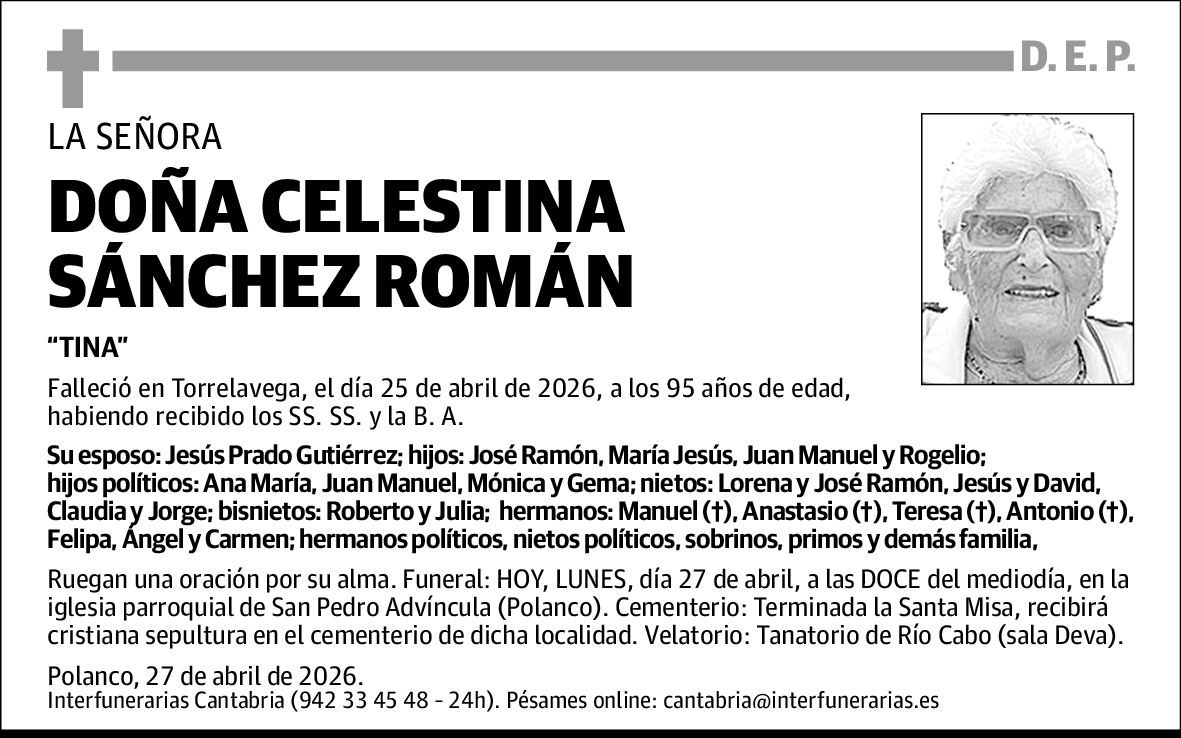 Celestina Sánchez Román