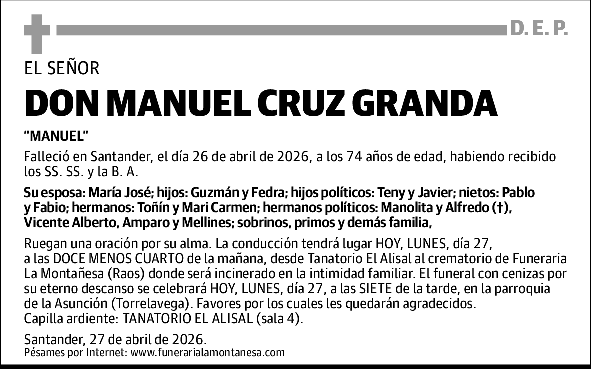 Manuel Cruz Granda