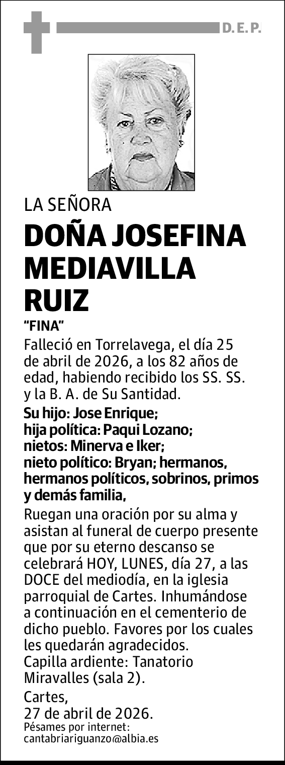 Josefina Mediavilla Ruiz