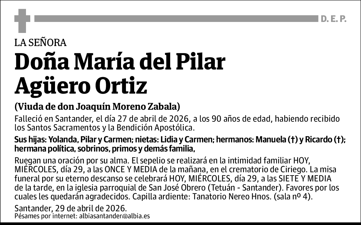 María del Pilar Agüero Ortiz