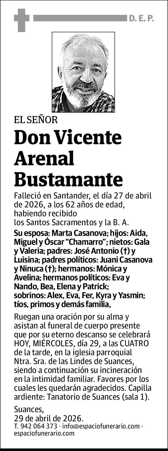 Vicente Arenal Bustamante