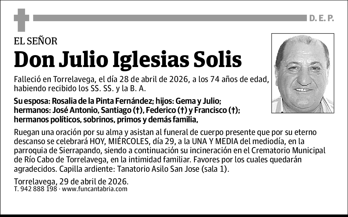 Julio Iglesias Solis