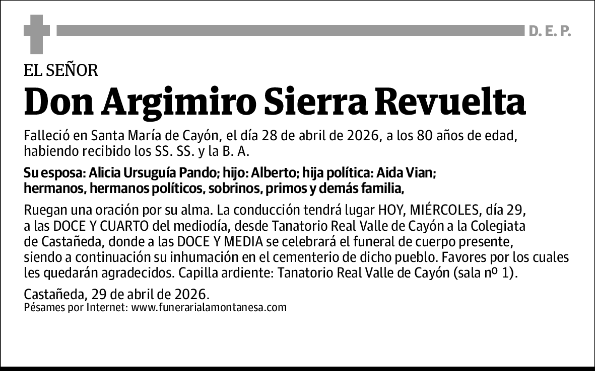 Argimiro Sierra Revuelta