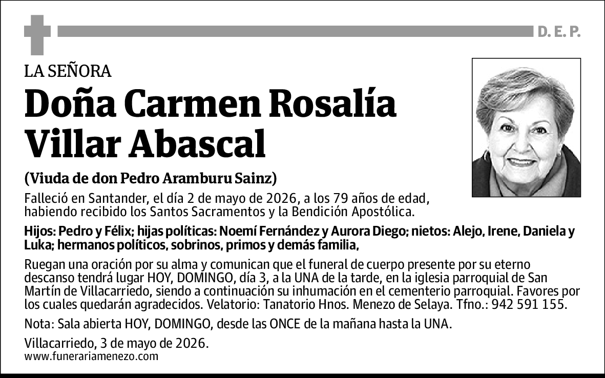 Carmen Rosalía Villar Abascal