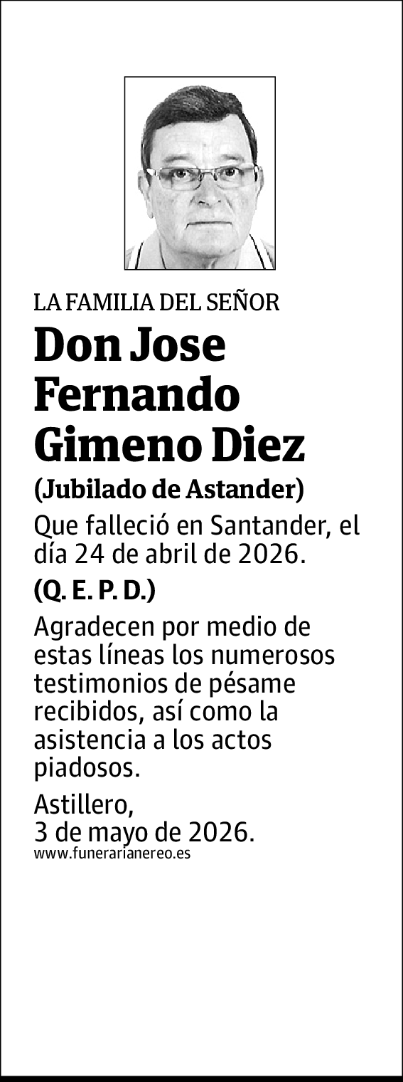 Jose Fernando Gimeno Diez