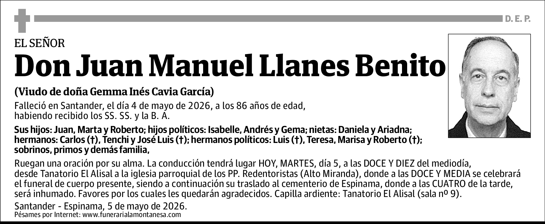 Juan Manuel Llanes Benito