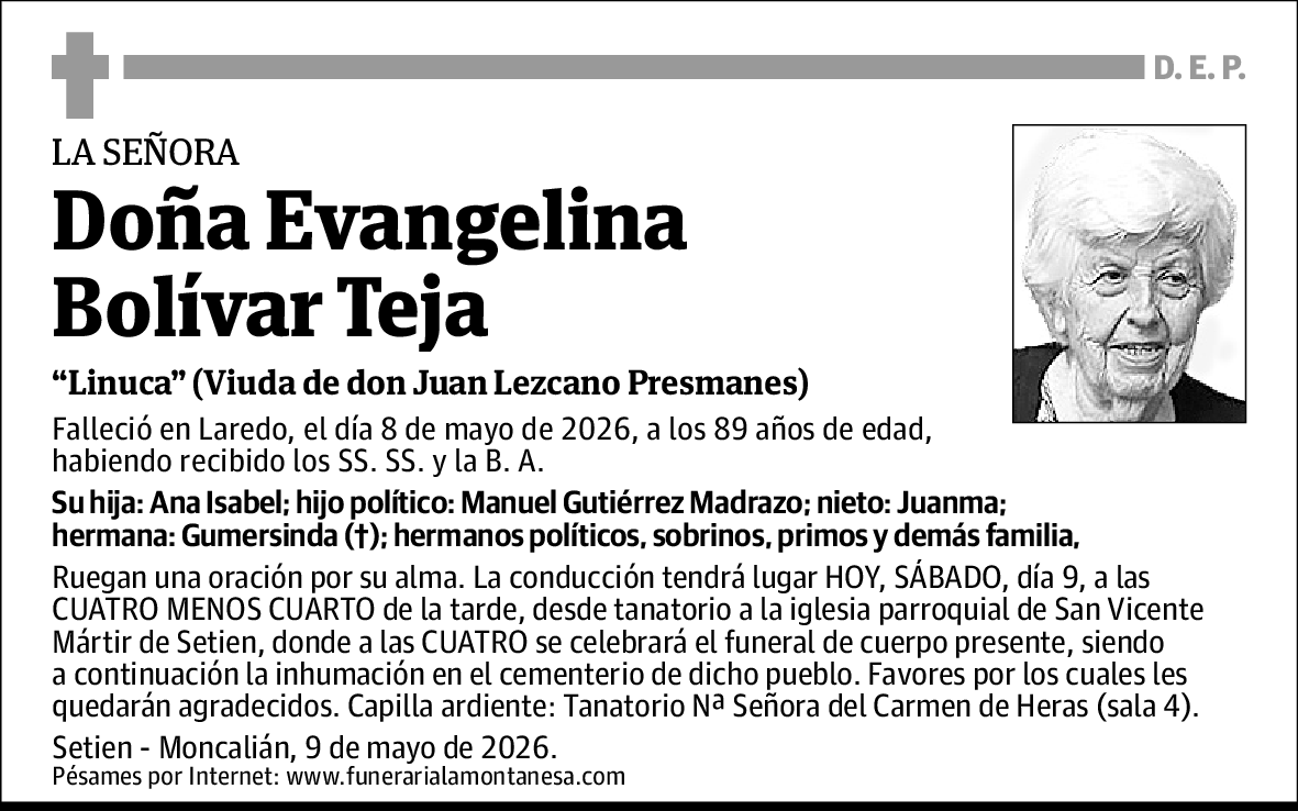 Evangelina Bolívar Teja
