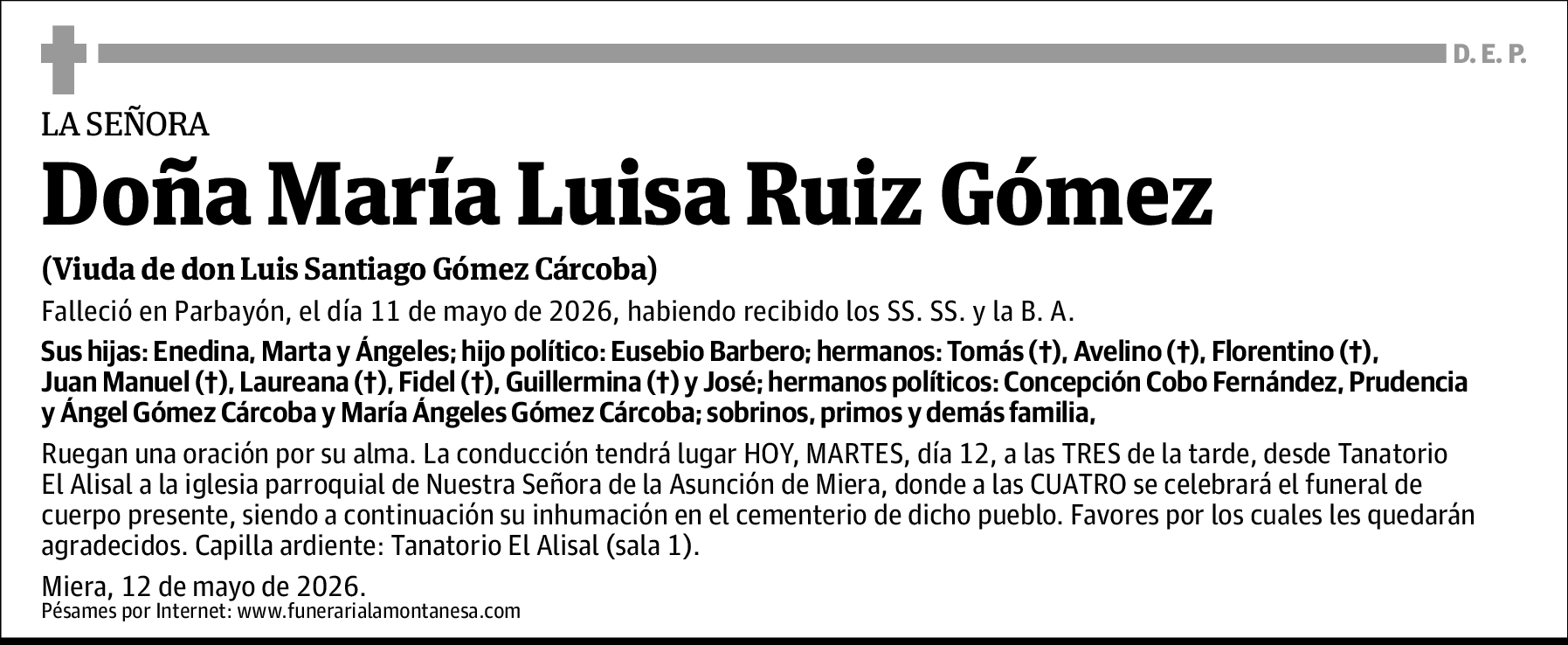 María Luisa Ruiz Gómez