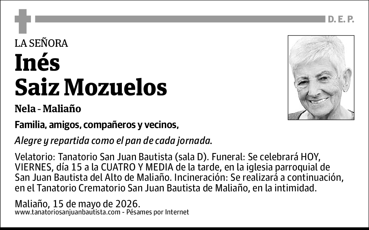 Inés Saiz Mozuelos