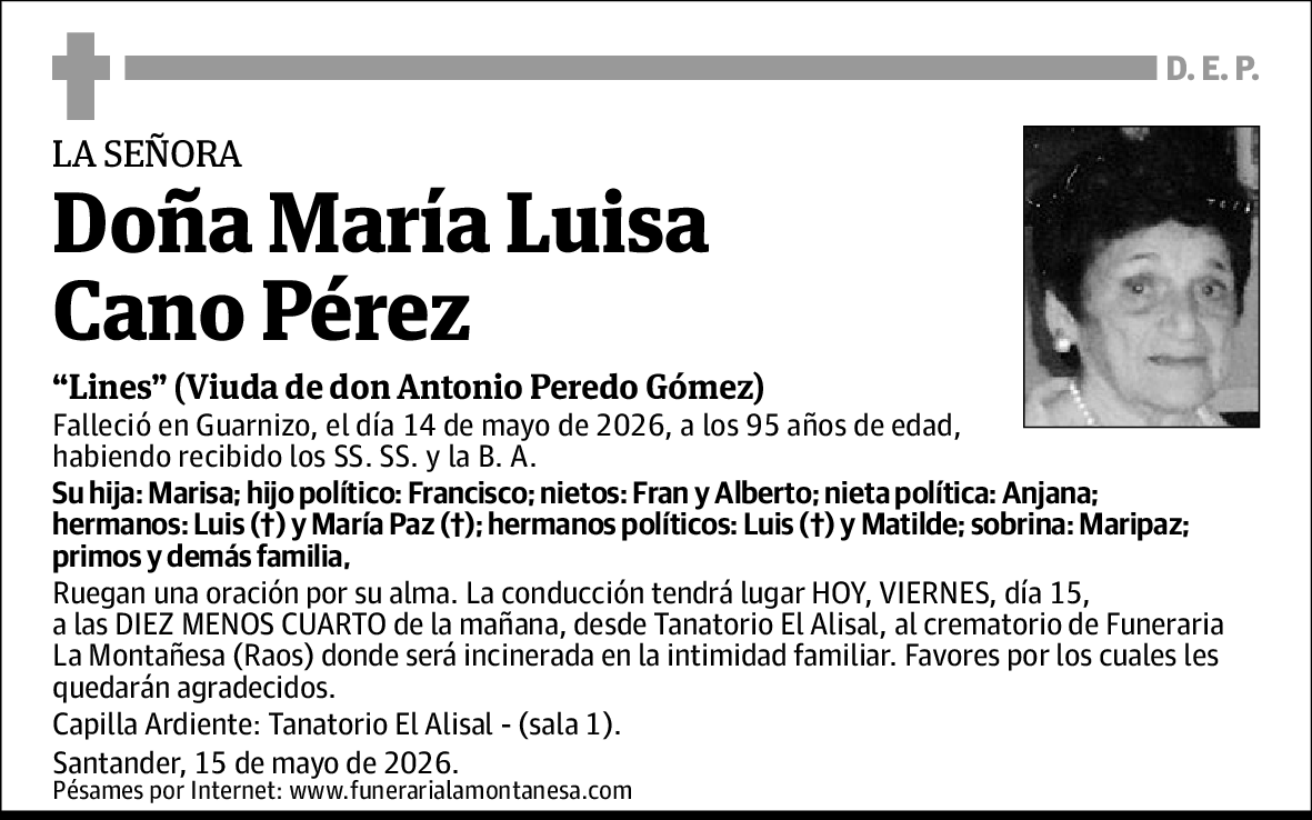 María Luisa Cano Pérez