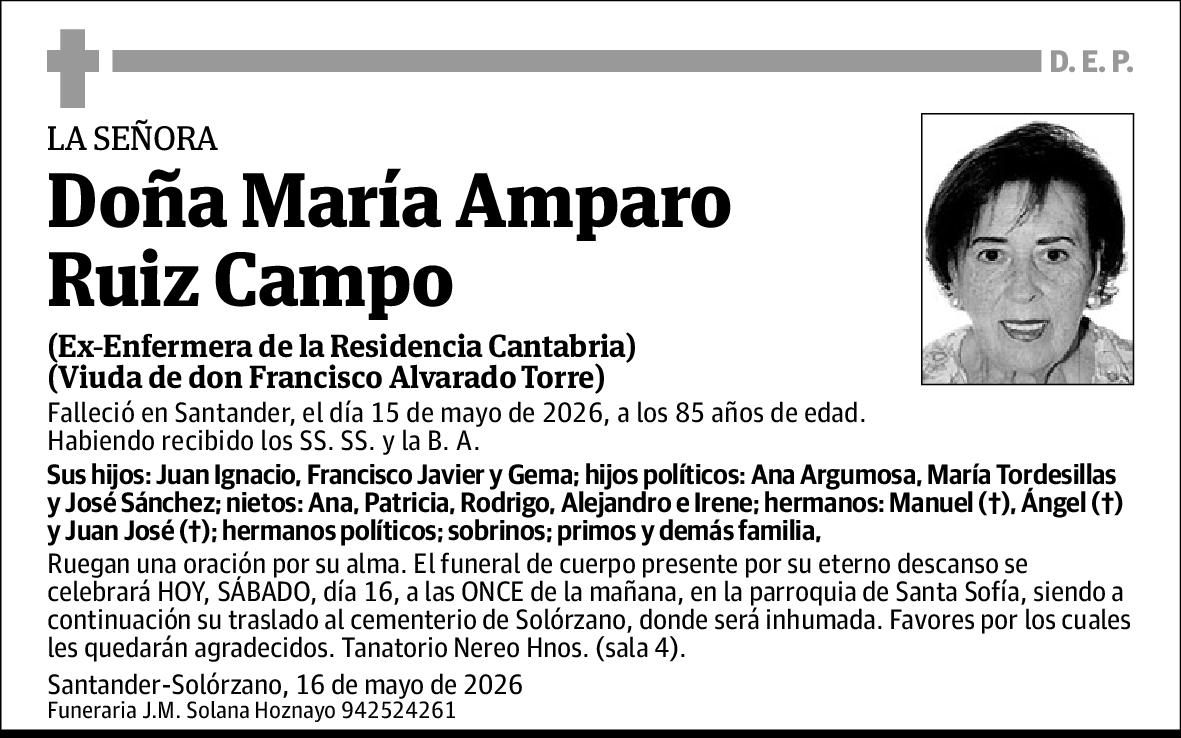 María Amparo Ruiz Campo