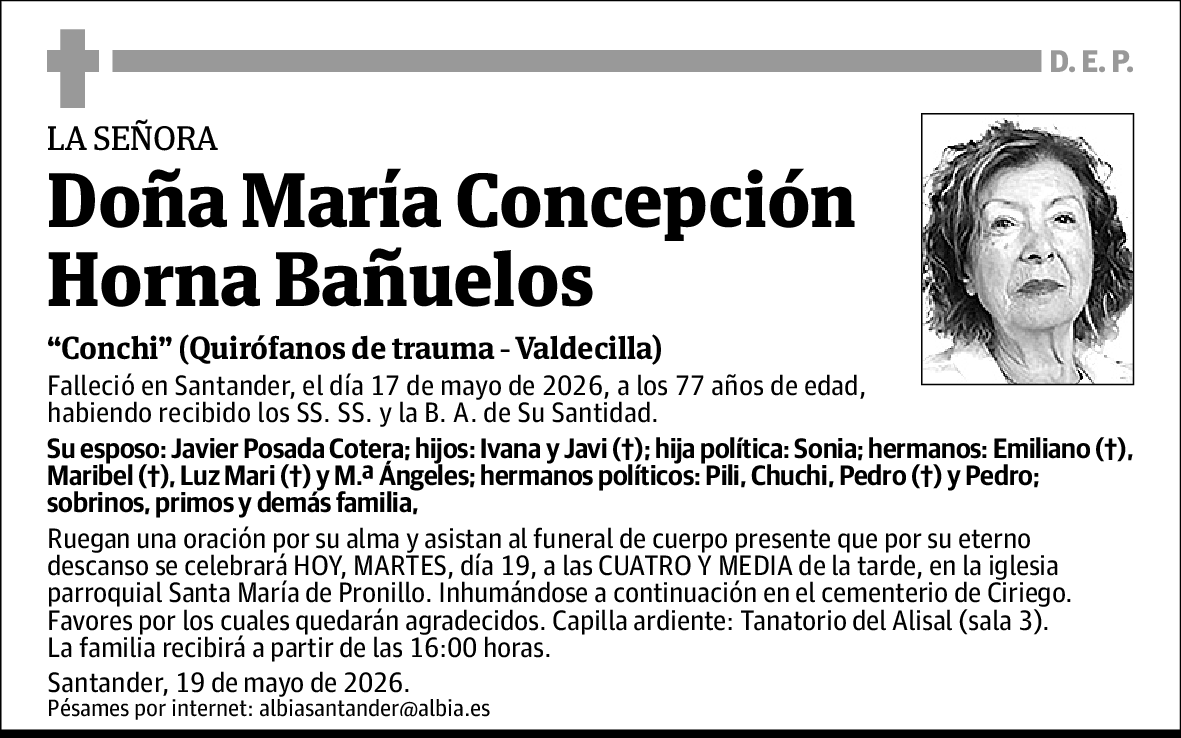 María Concepción Horna Bañuelos