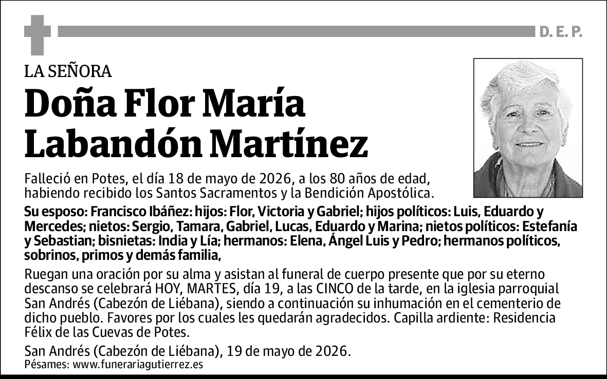 Flor María Labandón Martínez
