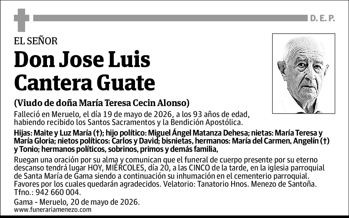Jose Luis Cantera Guate