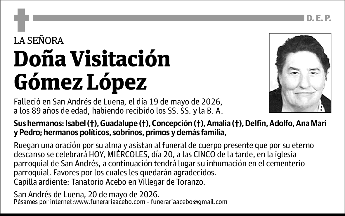 Visitación Gómez López