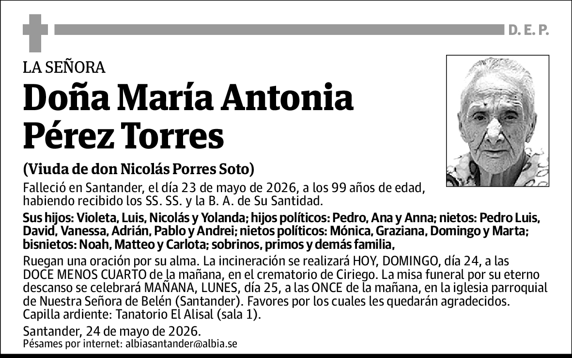 María Antonia Pérez Torres