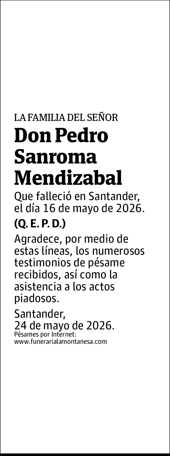Pedro Sanroma Mendizabal