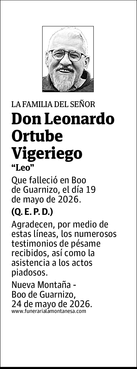 Leonardo Ortube Vigeriego