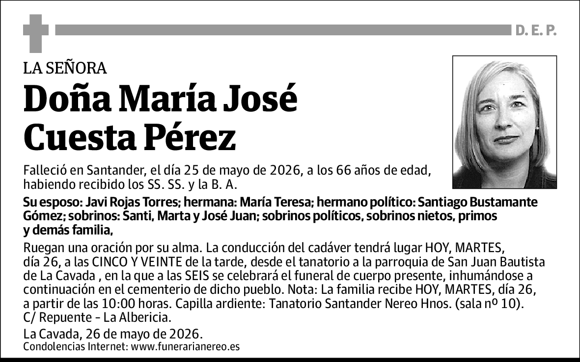 María José Cuesta Pérez