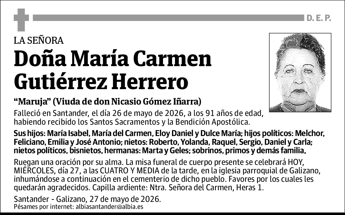 María Carmen Gutiérrez Herrero