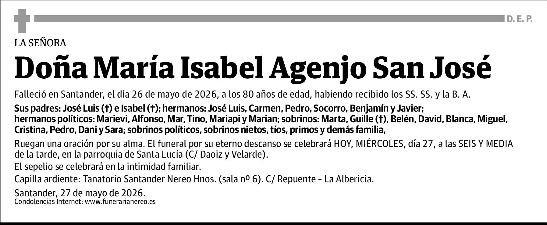 María Isabel Agenjo San José