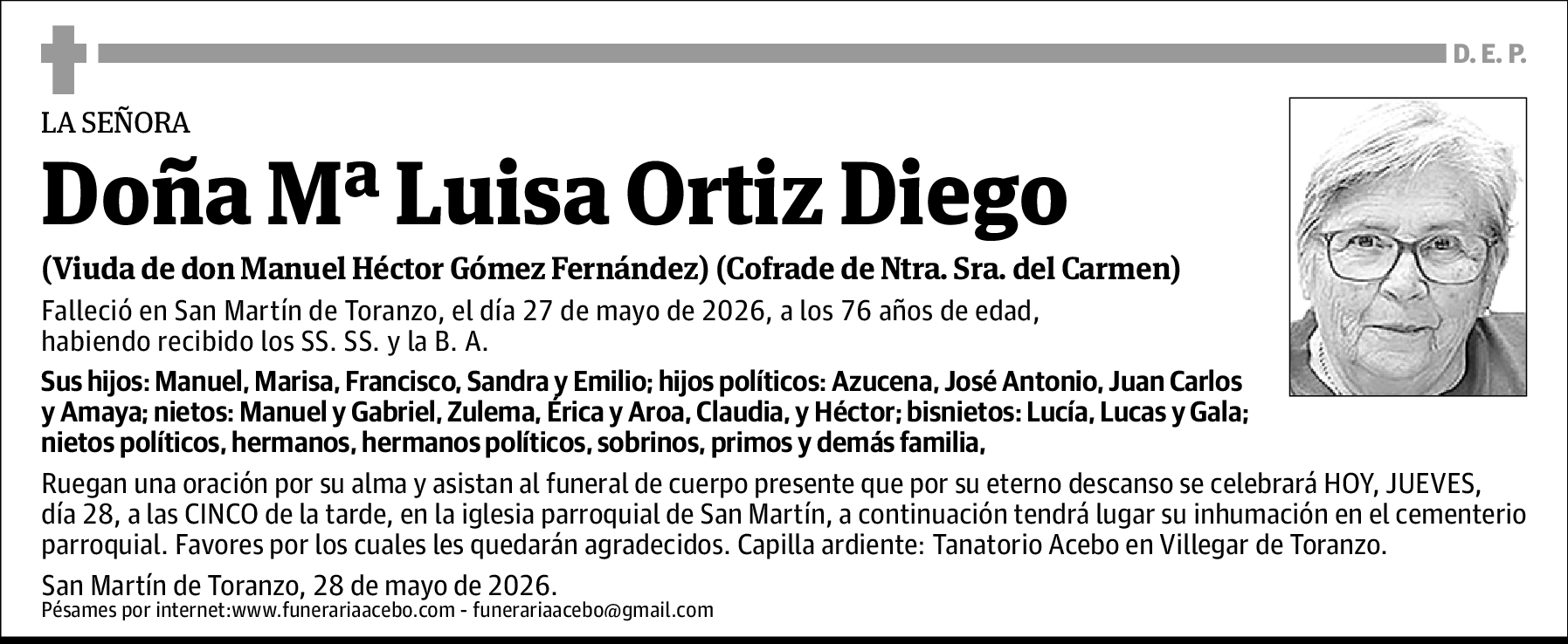 Mª Luisa Ortiz Diego