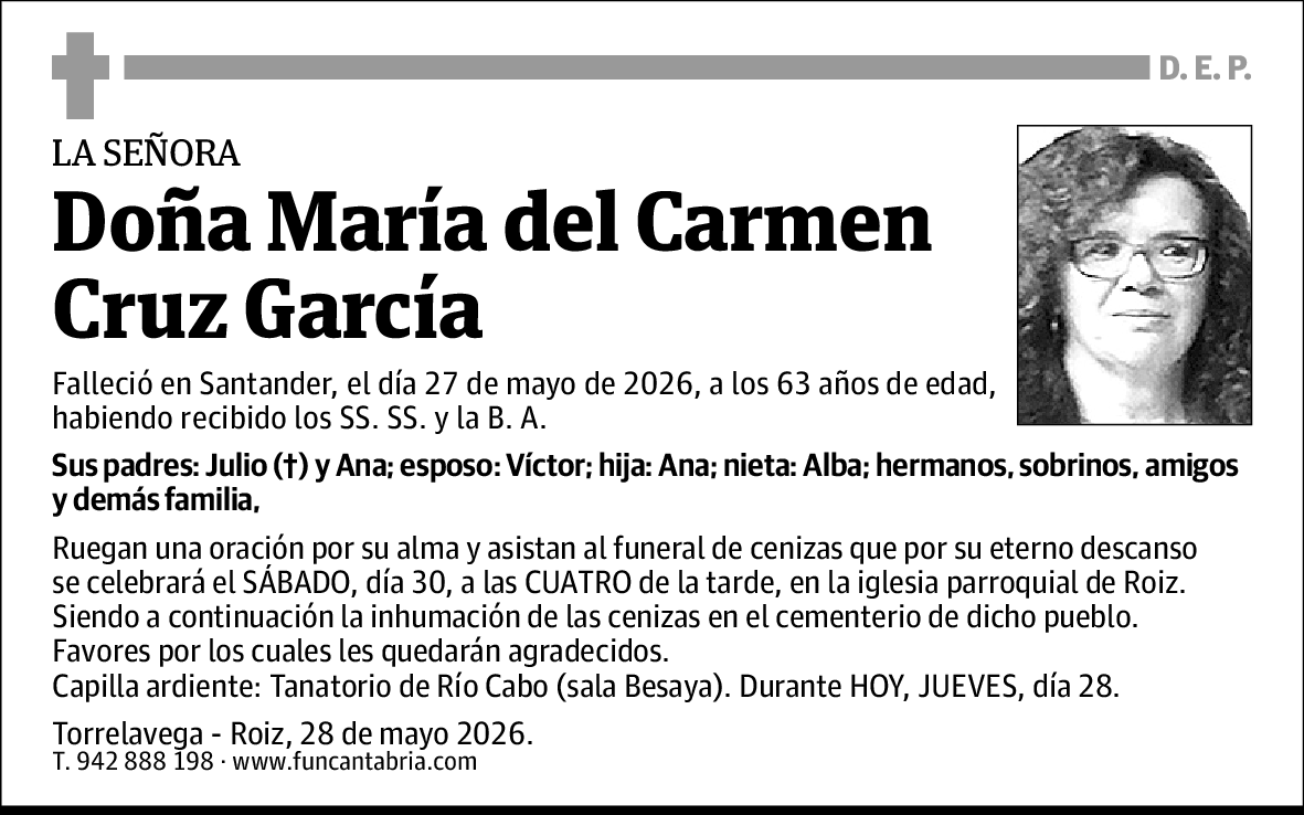 María del Carmen Cruz García