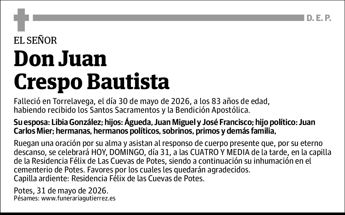 Juan Crespo Bautista