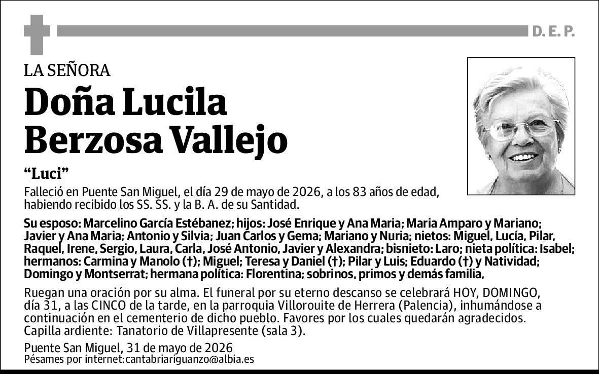 Lucila Berzosa Vallejo