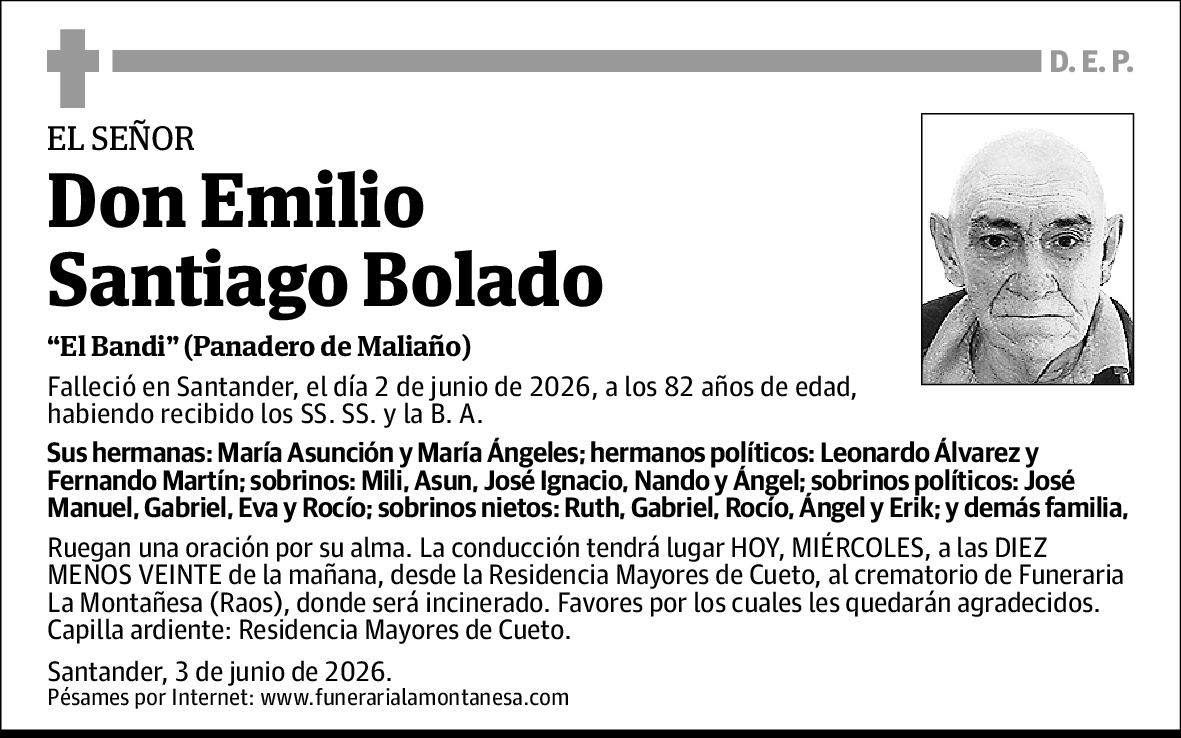 Emilio Santiago Bolado